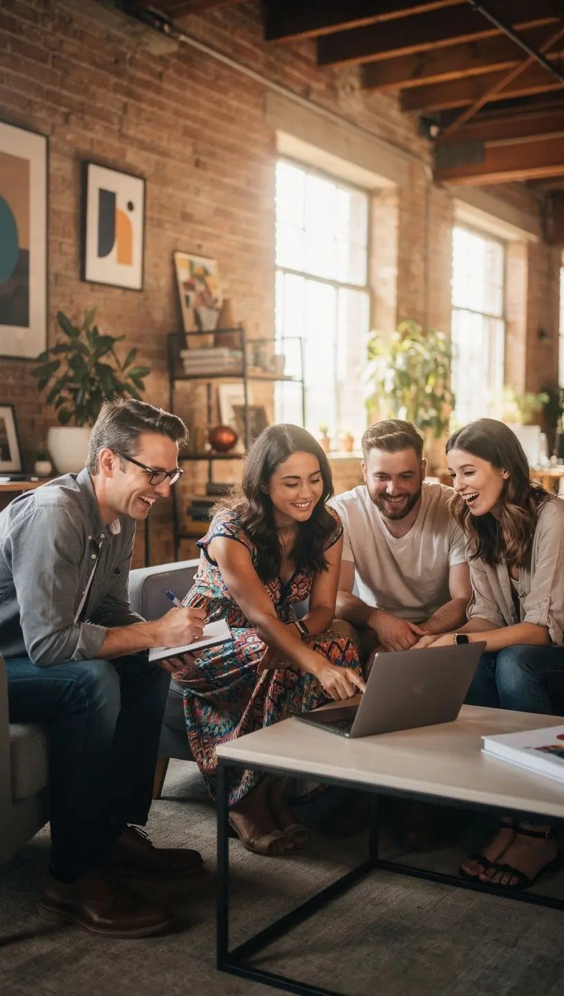 Professional team collaboration